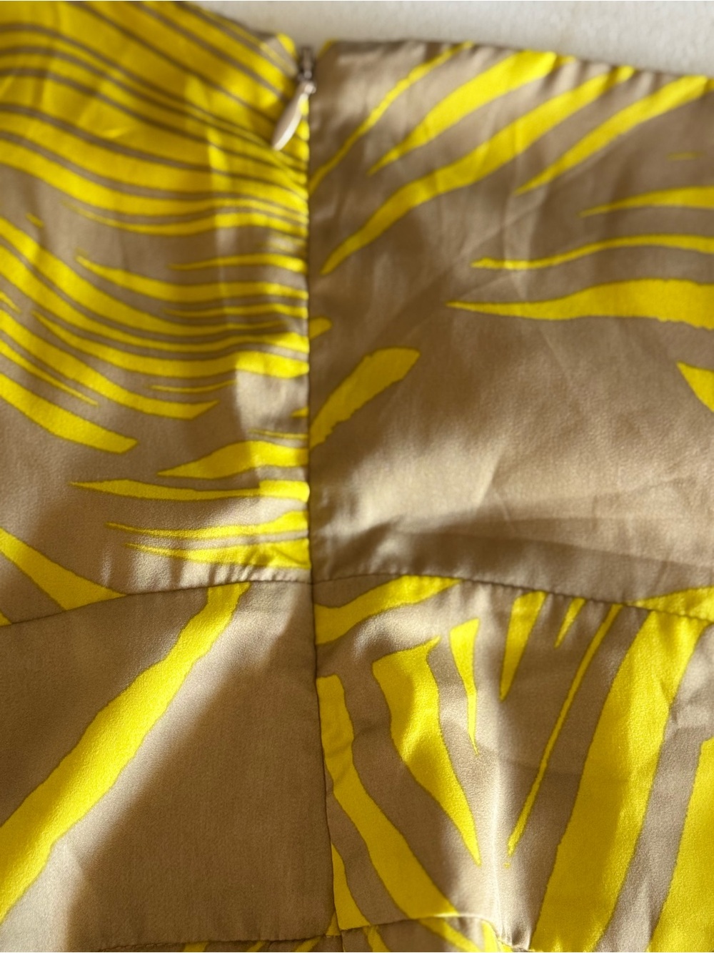 Banana Republic Yellow Patterned Taupe Maxi Dress - Women's Summer Dress - Picture 12 of 13